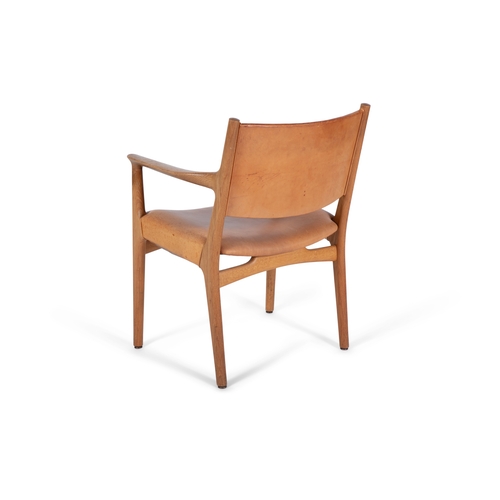 151 - HANS WEGNER  An oak carver by Hans Wegner for Johannes Andersen. With maker's label. Denmark, c.1960... 