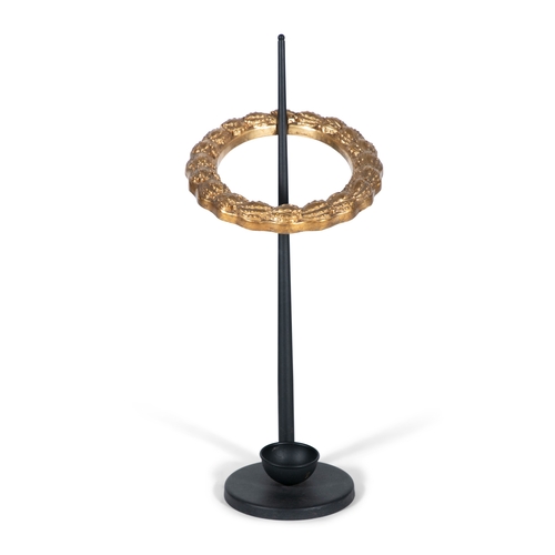 169 - UMBRELLA STAND  A metal and gilt wood umbrella stand. Italy, 78cm(h)