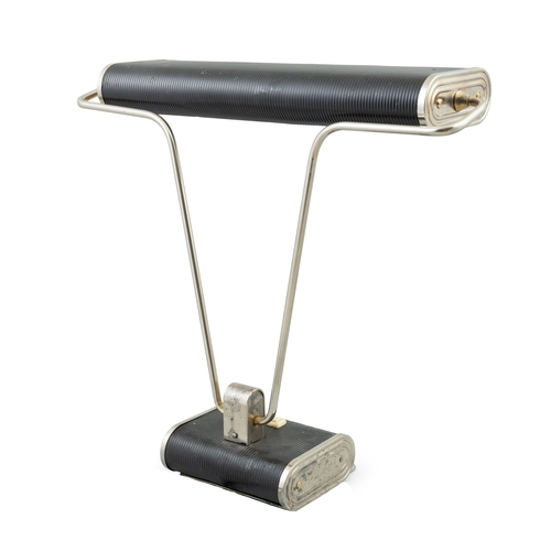 183 - EILEEN GRAY (1878 - 1976)  N71 desk lamp attributed to Eileen Gray for Jumo. c.1970. 44 x 40cm(h)