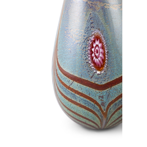 50 - FRANCO MORETTI  A Murano glass vase by Franco Moretti, with maker's label, 34cm(h)