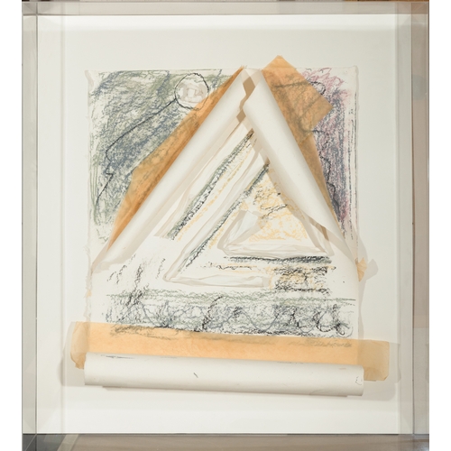 66 - ANTHONY CARO (1924 - 2013)  Obama Mandarin Washi paper, pastel and tissue paper, 74 x 76 x 16.5cm Si... 