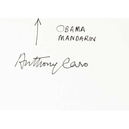 66 - ANTHONY CARO (1924 - 2013)  Obama Mandarin Washi paper, pastel and tissue paper, 74 x 76 x 16.5cm Si... 