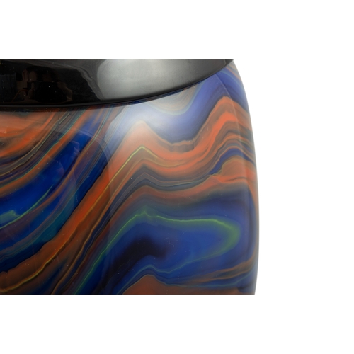 7 - MISSONI  Limited edition Missoni vase for Murano. Dated 1991. Numbered 220/300. With maker's mark. 4... 