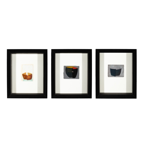 84 - K.K. GODSEE (b.1947) A Trio of Open Containers Watercolour on handmade paper, 24 x 19cm (each) (3)