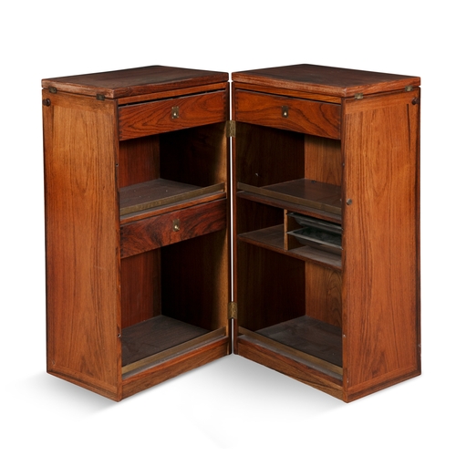 85 - DRINKS CABINET  A rosewood drink's cabinet/bar with fitted interior. Denmark, c.1950. 60 x 45 x 90cm... 