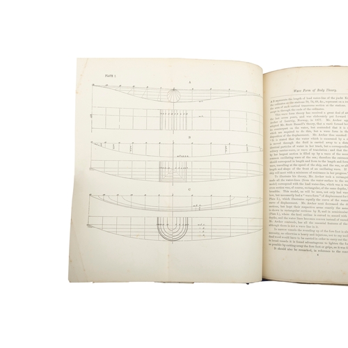 175 - KEMP, DIXON (1839 - 1899)  Yacht architecture: A Treatise on the laws which govern the resistance of... 