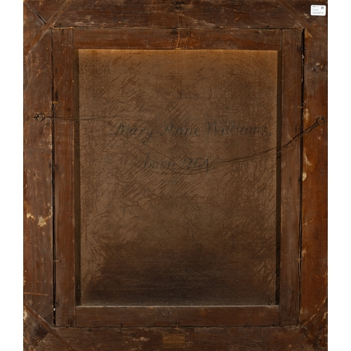 51 - IRISH SCHOOL 18TH CENTURY  Three-Quarter Length Portrait of Mary Anne Williams  Oil on canvas, 76 x ... 