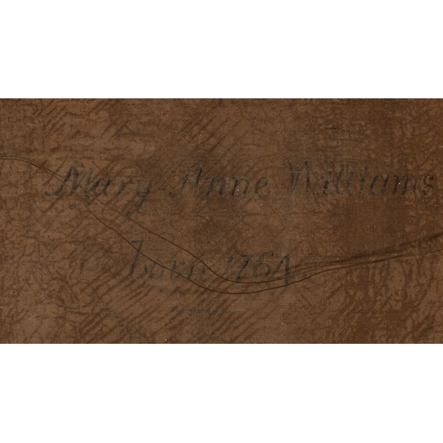 51 - IRISH SCHOOL 18TH CENTURY  Three-Quarter Length Portrait of Mary Anne Williams  Oil on canvas, 76 x ... 