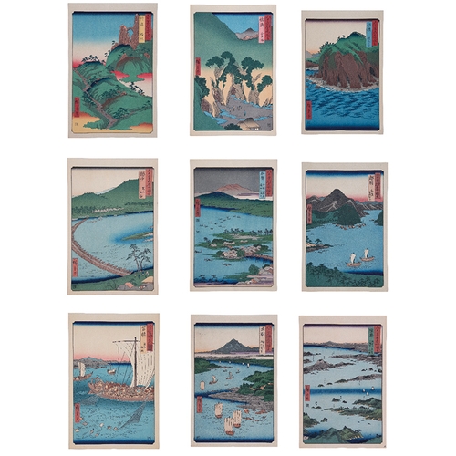 6 - UTAGAWA HIROSHIGE (1797–1858) A Rare Complete Series of Famous Places in the Sixty-Odd Provinces [of... 