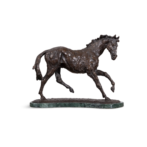 106 - James Osborne (1940-1992) Striding Horse Bronze, 41 x 32cm (h) (16¼ x 12½'') Signed and numbered