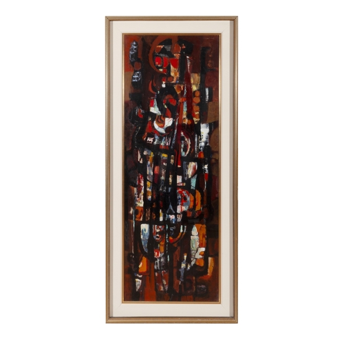 27 - **PLEASE NOTE: Measurements should read '125 x 44cm'***George Campbell RHA (1917-1979)  Play at Shap... 