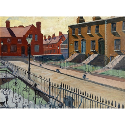 85 - Harry Kernoff RHA (1900-1974) Stamer Street, Portobello, Dublin (1930) Oil on board, 38 x 51cm (15 x... 