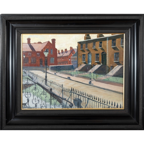 85 - Harry Kernoff RHA (1900-1974) Stamer Street, Portobello, Dublin (1930) Oil on board, 38 x 51cm (15 x... 