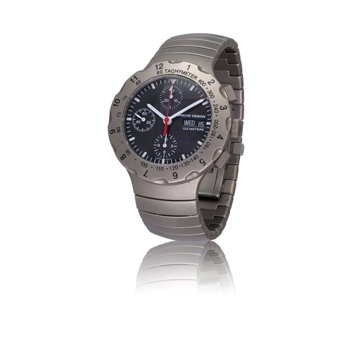 10 - PORSCHE DESIGN BY ETERNA  REF. 6500.10, Titanium  A titanium, self-winding chronograph centre-second... 