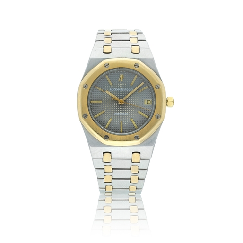 123 - AUDEMARS PIGUET   REF. 4100SA, ROYAL OAK  A rare octagonal, stainless steel and 18K yellow gold, sel... 