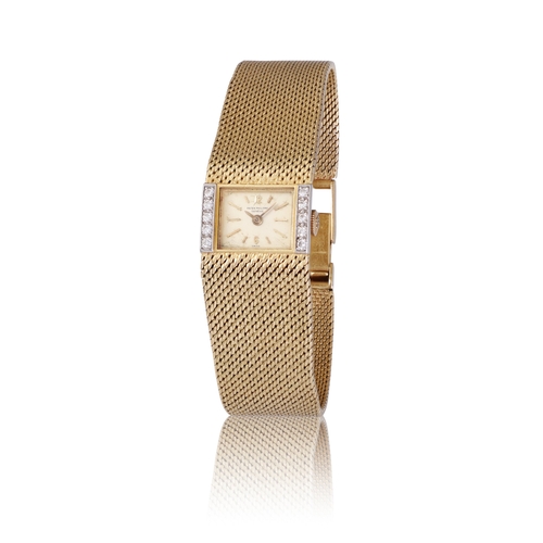 21 - PATEK PHILIPPE   REF. 3319/1  An 18k Yellow gold, diamond set, manual winding wristwatch, Box and Or... 