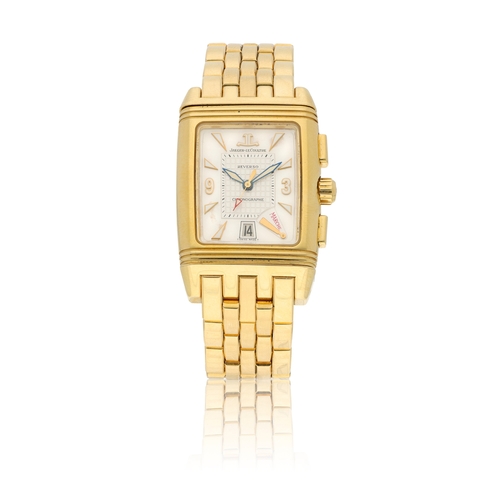 57 - JAEGER LECOULTRE   REF. 295.1.59, REVERSO GRAND SPORT  A rectangular and reversible, double-dial, wa... 