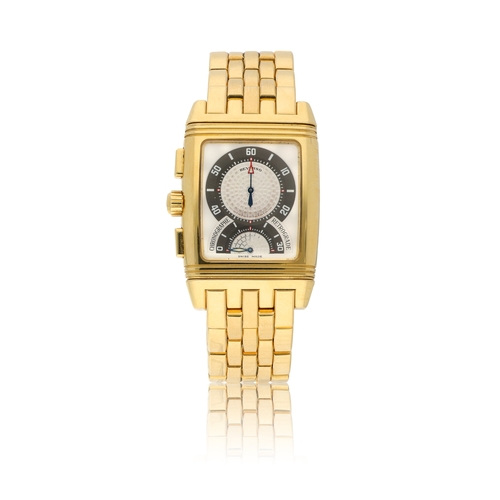 57 - JAEGER LECOULTRE   REF. 295.1.59, REVERSO GRAND SPORT  A rectangular and reversible, double-dial, wa... 