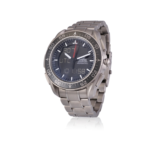 7 - OMEGA   REF. 318.90.45.79.01.001 SPEEDMASTER SKYWALKER X-33,  A titanium on titanium multifunctional... 