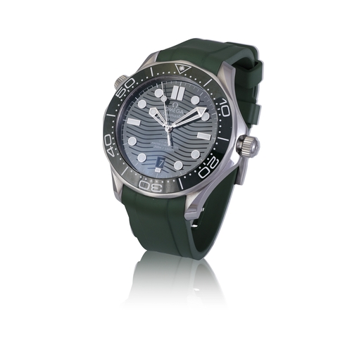 74 - OMEGA  REF. 210.30.42.20.10.001, SEAMASTER, GREEN  A stainless steel diver’s watch with date  Year :... 