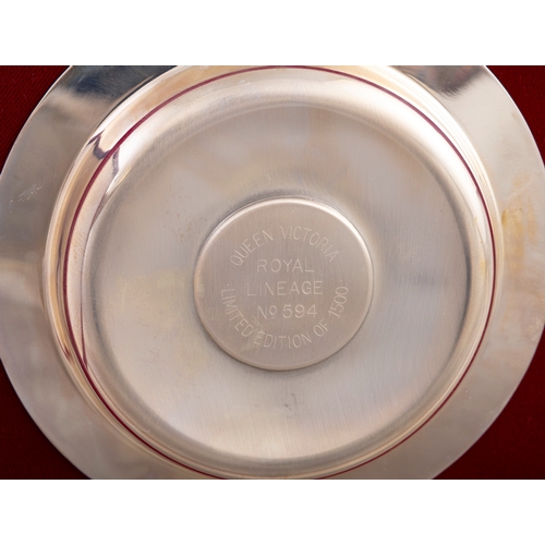 154 - SIX SILVER 'ROYAL LINEAGE SERIES' DISHES,  London 1973 & 1975, mark of Silver Manufacturers Ltd., Li... 