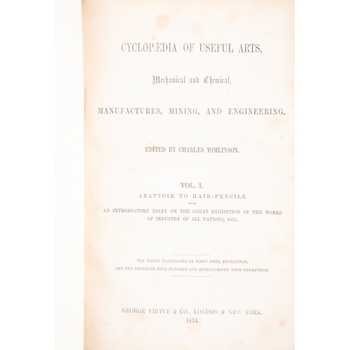 195 - A COLLECTION OF 19TH CENTURY LEATHER BOUND BOOKS COMPRISING,  -Combe, William, 'The First Tour of Do... 