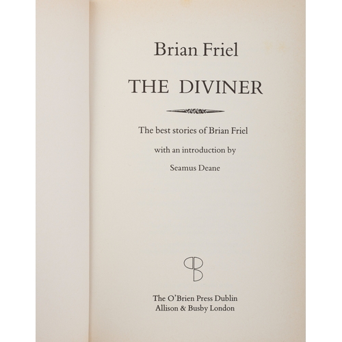 20 - FRIEL, BRIAN  The Diviner, Dublin, O'Brien Press Ltd, 1983. First paperback edition. With introducti... 