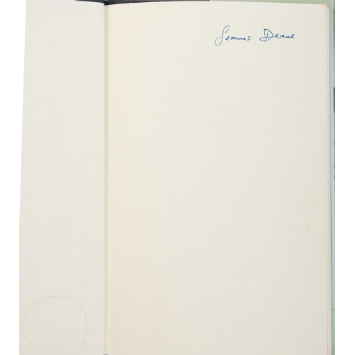 26 - HEANEY, SEAMUS  The Place of Writing, Atlanta, Scholar's Press, 1989. Limited edition 3,000 copies, ... 