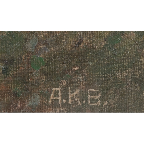 312 - A.K. BROWN RSA, 19TH CENTURY North of the Sark, Soway Oil on canvas, 48 x 64cm Signed with initials ... 