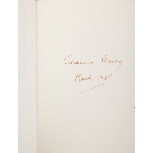 6 - HEANEY, SEAMUS  Station Island, New York, Farrar, Strauss, Giroux, 1985. First American Edition. Sig... 