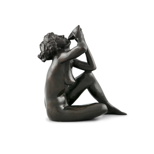 27 - Robin Buick ARHA (B.1940)  Study of a Female Nude Bronze, 25.5cm (10) high Signed and numbered 5/9  ... 