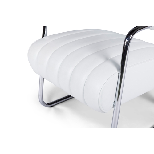 10 - EILEEN GRAY (1878-1976)  ‘Bonaparte’ chair by Eileen Gray, by Classicon. Leather & chrom... 