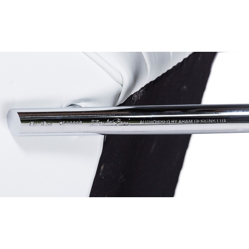 10 - EILEEN GRAY (1878-1976)  ‘Bonaparte’ chair by Eileen Gray, by Classicon. Leather & chrom... 