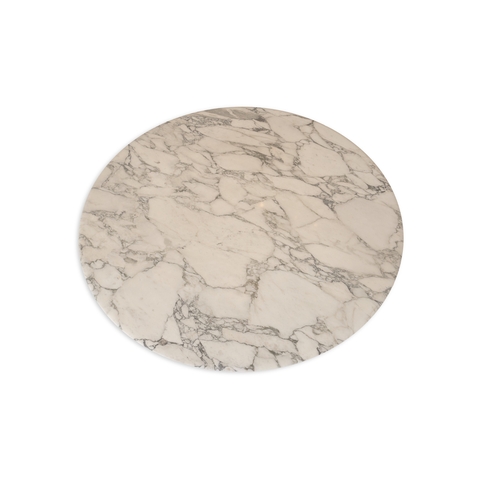 110 - OSVALDO BORSANI (1911-1985)  A circular marble topped table by Osvaldo Borsani for Tecno, with maker... 