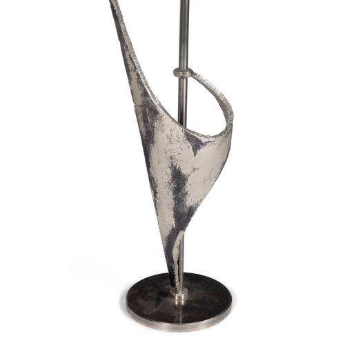 130 - BANCI  A pair of metal table lamps by Banci, Florence. 77cm (h).