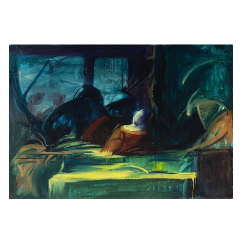 134 - TOM CLIMENT (B.1970)  Betrayal  Oil on canvas, 168 x 244cm  Signed and titled verso  Provenance: for... 