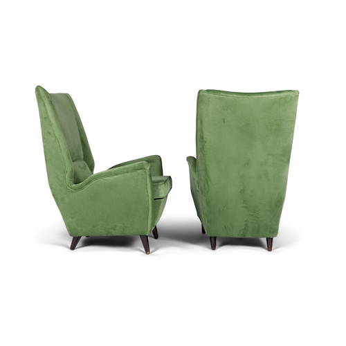 135 - GIO PONTI (1891-1979)  A pair of armchairs attrib. to Gio Ponti. Italy, c.1950. 73 × 73 × ... 