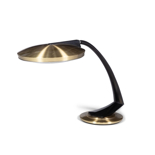 141 - FASE  A 'Boomerang' desk lamp by Fase, Spain, c.1970 with maker’s stamp. c.1970. 40 cm (h).