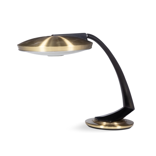 141 - FASE  A 'Boomerang' desk lamp by Fase, Spain, c.1970 with maker’s stamp. c.1970. 40 cm (h).