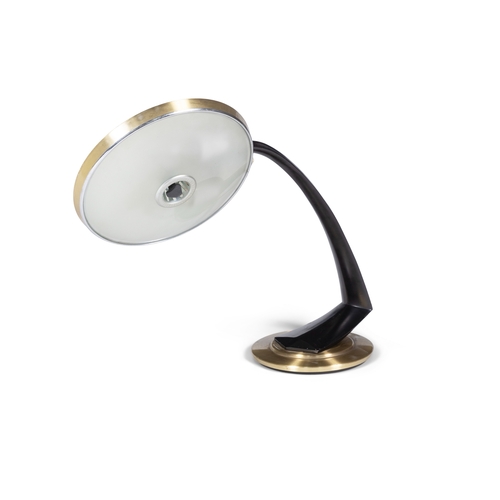 141 - FASE  A 'Boomerang' desk lamp by Fase, Spain, c.1970 with maker’s stamp. c.1970. 40 cm (h).