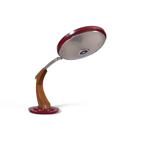 143 - FASE  A 'President' desk lamp by Fase. Spain c.1970, 39cm (h)
