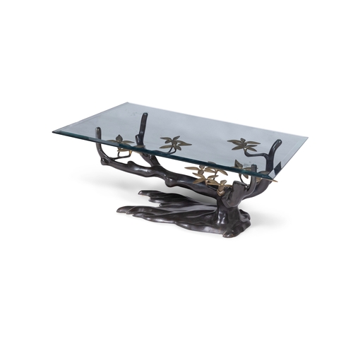149 - WILLY DARO (1918-1990)  Bonsai coffee table attr. to Willy Daro. c.1970. 102 × 76 × 40.5cm... 