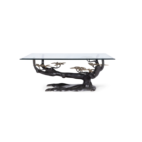149 - WILLY DARO (1918-1990)  Bonsai coffee table attr. to Willy Daro. c.1970. 102 × 76 × 40.5cm... 