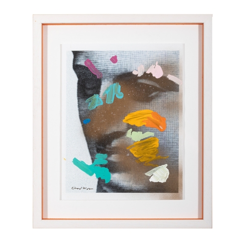 152 - CHAD WYS (B.1983)  Composition Mixed media on paper, 28 x 21.5cm Signed