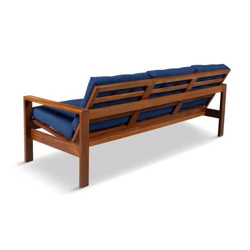 156 - CRANNAC  A three seater teak sofa by Crannac. Ireland. 180 x 75 x 70cm (h); seat 42cm (h)