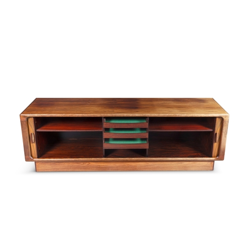 159 - DYRLUND  A rosewood sideboard by Dyrlund. Denmark. c.1960. 219 x 53 x 72cm (h)