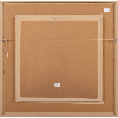 160 - SIOBHÁN MCDONALD  Abstract Mixed media 54 x 54cm  Signed and dated 2001