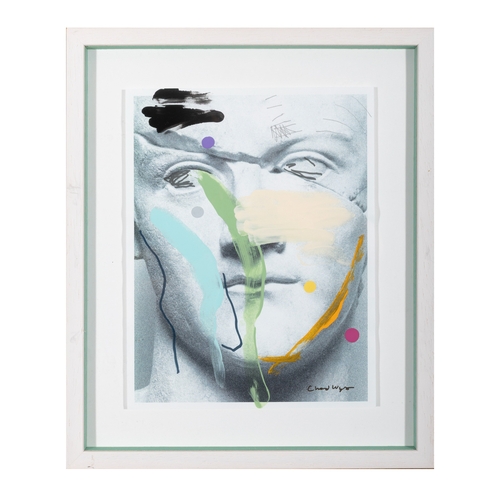 178 - CHAD WYS (B.1983)  Composition Mixed media on paper, 28 x 21.5cm Signed