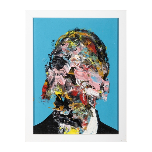 179 - ERIC HAACHT (B.1983)  Untitled Acrylic on canvas, 30 x 22cm Signed and dated 2015 verso