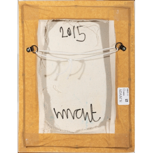 179 - ERIC HAACHT (B.1983)  Untitled Acrylic on canvas, 30 x 22cm Signed and dated 2015 verso